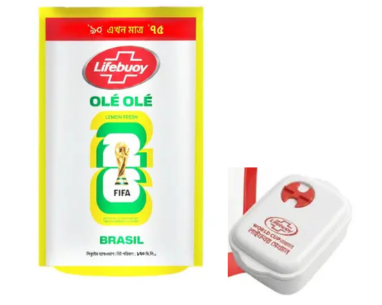 Lifebuoy Lemon Fresh Handwash Soap 170ml & Free Tiffin Box 1 Pcs