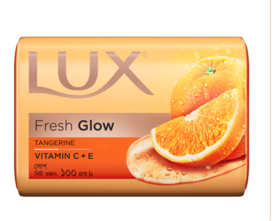 Lux Soap Bar Fresh Glow Tangerine 150g