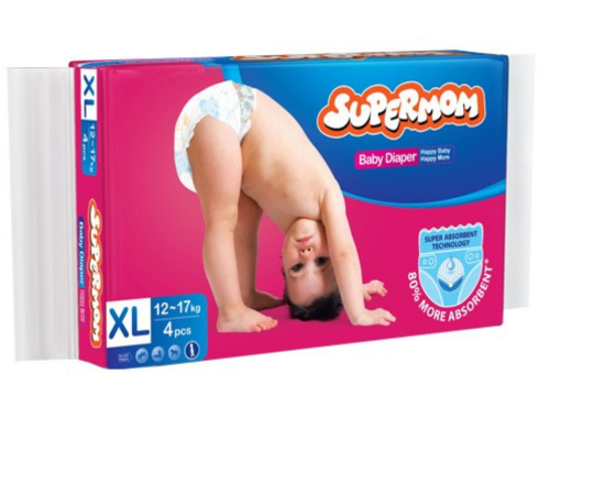 Supermom Baby Diaper Belt XL (12-17 )kg-4pcs