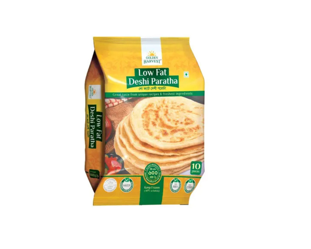 Golden Harvest Low Fat Deshi Paratha 10pcs, 600g,-91259-145