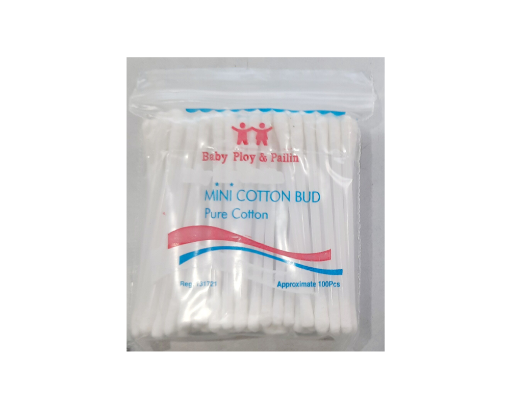 Cotton Buds (Plastic stick) কটন বাড- প্লাস্টিক স্টিক 100pcs,-945.8-10