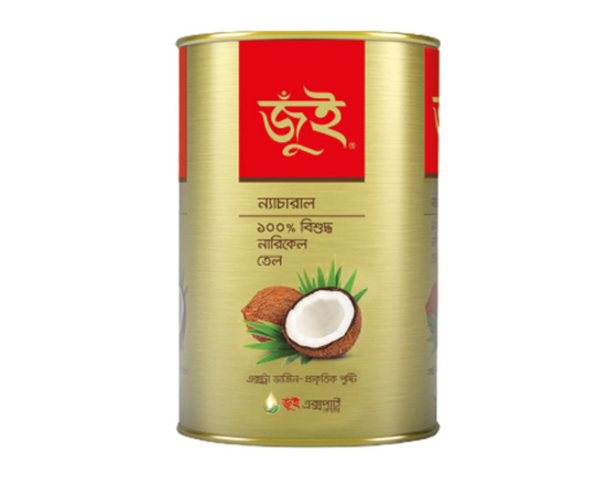 Jui Coconut Oil Can-200ml (জুঁই নারিকেল তেল)