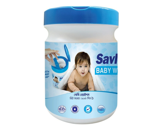Savlon Baby Wipes Jar 160pcs