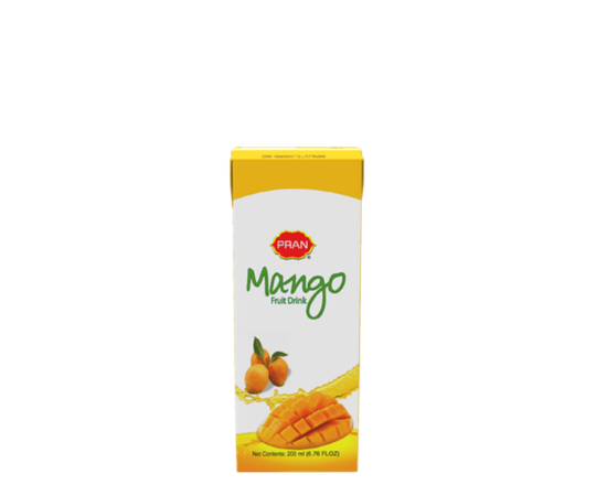 Pran Mango Fruit Drinks প্রাণ ম্যাংগো ফ্রুট ড্রিংক্স 200ml,