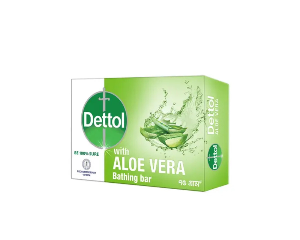 Dettol Soap –Aloe Vera 75gm,-9540.8-65