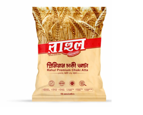 Rahul Premium Chaki Atta (Lal)  -রাহুল আটা (লাল) 2kg
