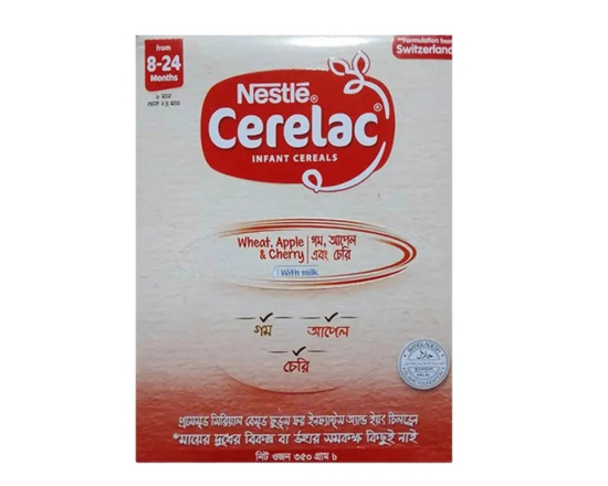 Nestle Cerelac Wheat & 2 Fruits (8-24)month-সেরেল্যাক 350g,-44144