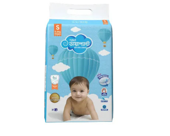 Bashundhara Diapant Baby Diaper S (4-8) kg - 5pcs, Code-859