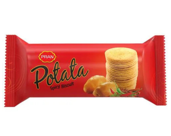 Pran Potata Spicy Biscuit 100g,(পটাটা স্পাইসি বিস্কুট)-9259