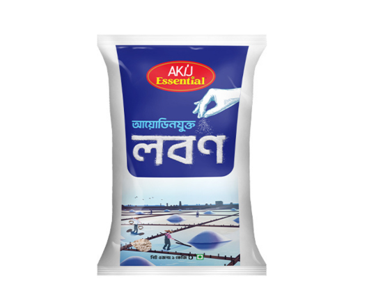 Akij Essential Salt-আকিজ লবণ 1KG,-9329