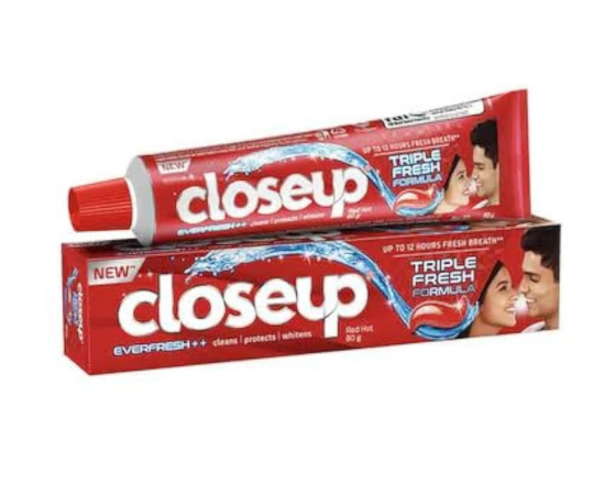 Closeup Everfresh + Red Hot Triple Fresh Formula Toothpaste 80g