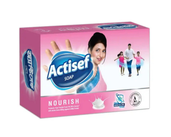 Actisef soap Nourish এ্যাক্টিসেফ সাবান 75g