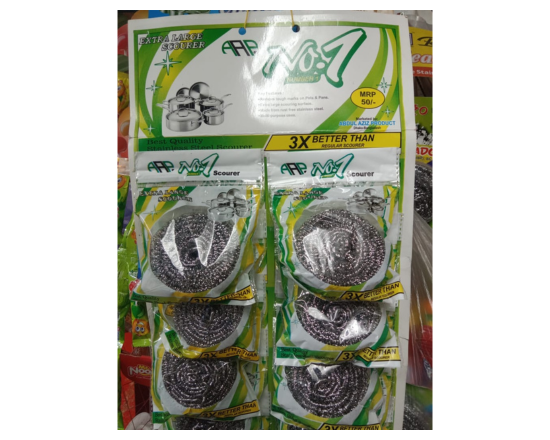 No.1 Steel Scourer স্টিল মাজনী 1ps, -9166.79-50