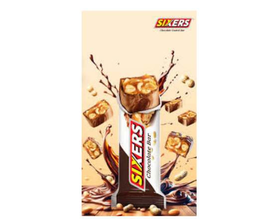 SIXERS chocolate Coated Bar 14g, -979.2
