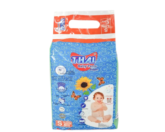 Thai Baby Pant Diapers S (4-8)kg 5pcs, C-789