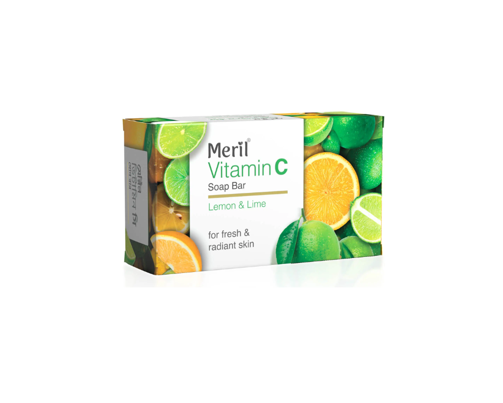 Meril Vitamin C (Lemon & Lime)  Soap 150g 1pc, 9711.19-90