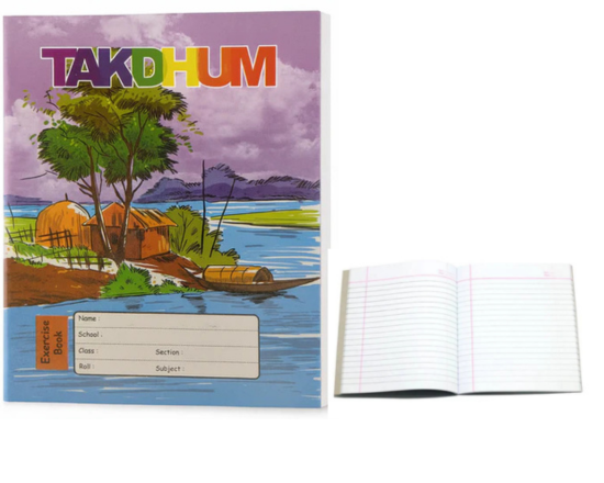 Takdhum Bangla Exercise book (বাংলা খাতা) ( 124 page) 1 pcs,-9392.9