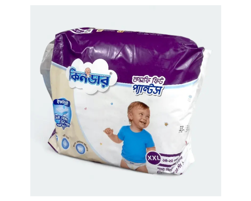 Kinder Comfy Fit Pant Size XXL (14-25)kg 4pcs,- 9809-140