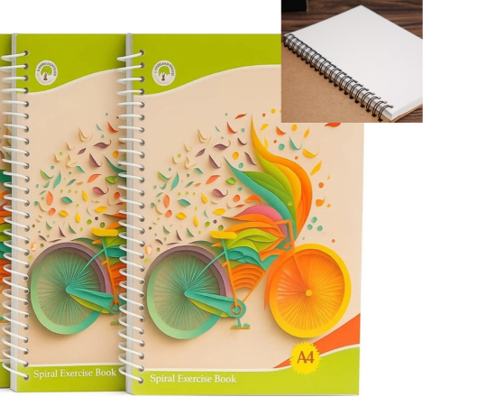 Fresh Spiral Exercise Book (Math -গণিত) 124 pages, C-