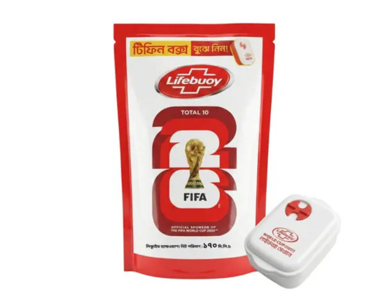 Lifebuoy Handwash Soap Total Refill 170ml & Free Tiffin Box 1 Pcs