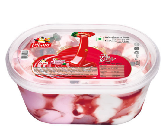 Polar Strawberry Smile Ice ream - 1 L,-92801.2-350