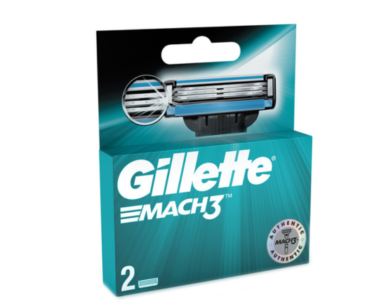 Gillette Mach 3+ Manual Shaving Razor Blades 1pc,-92333.3-366