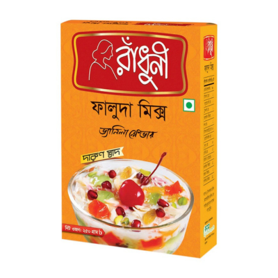 Radhuni Falooda Mix (Vanilla Flavor)  রাঁধুনি ফালুদা মিক্স - 250g,-91029-120