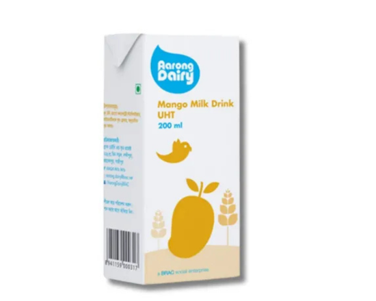 UHT Milk Aarong Mango Drink 200ml, -0300