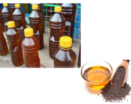 A. Pure Mustard oil Loose- মিলে ভাঙ্গা খাঁটি সরিষার তেল