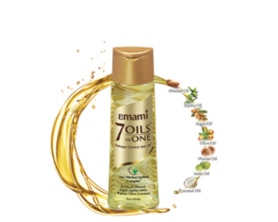 Emami 7 Hair Oil (ইমামি চুলের তেল) 200ml, 52455