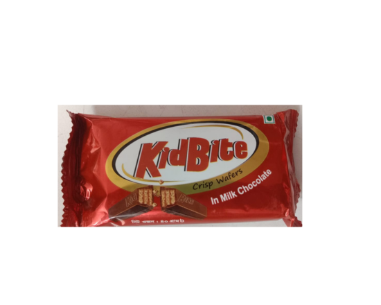 KidBite Crisp Wafers In Milk Chocolate 40g, 8288
