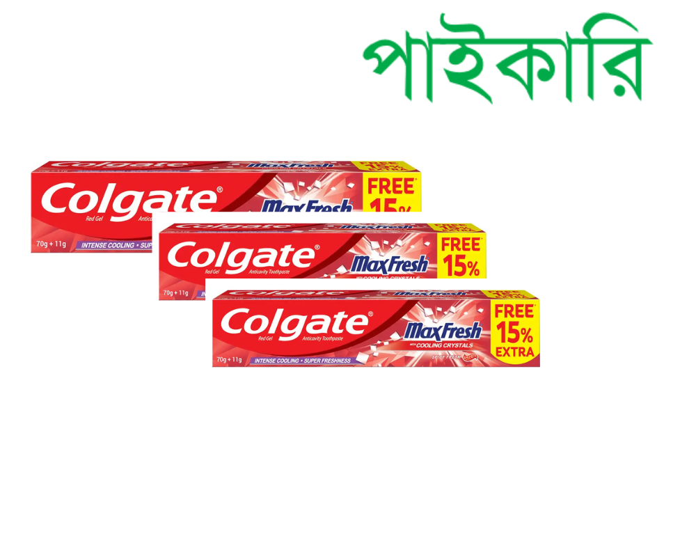 Colgate Max Fresh Red Gel Toothpaste 81gm 3pcs,-9106-360