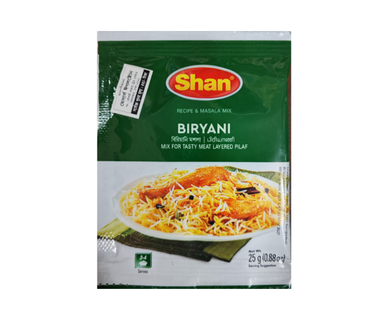 Shan Biryani Masala শাণ বিরিয়ানি মশলা 25g