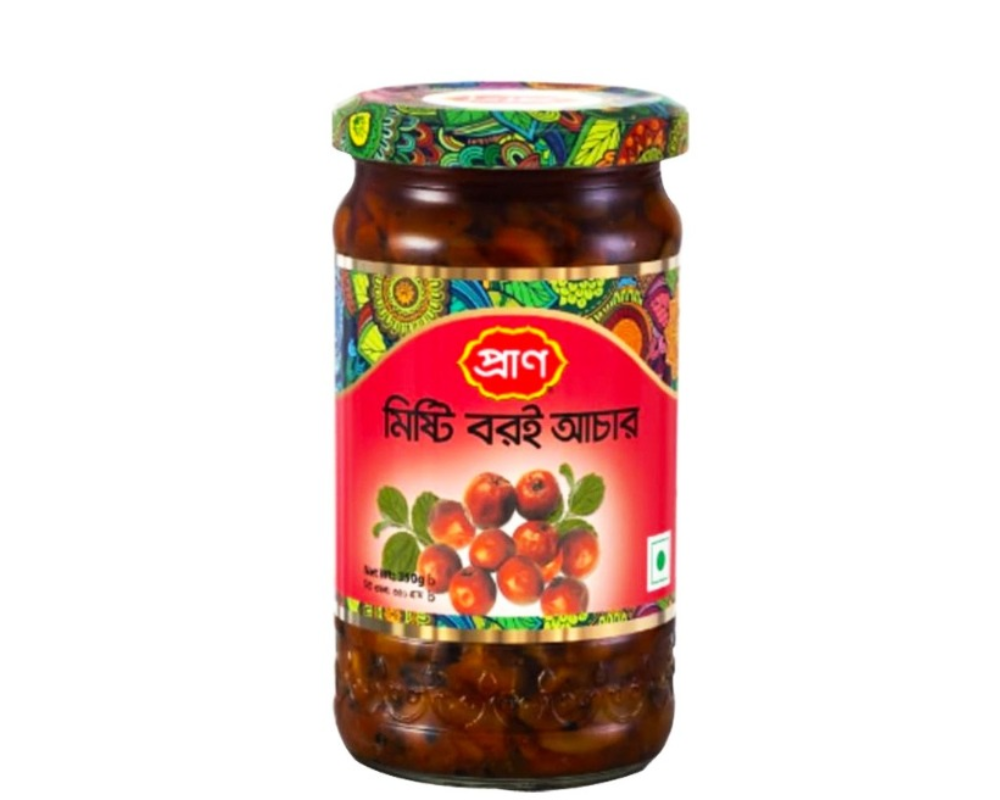 Pran Sweet Boroi Pickle 350g,প্রাণ মিষ্টি বরই -91509-180