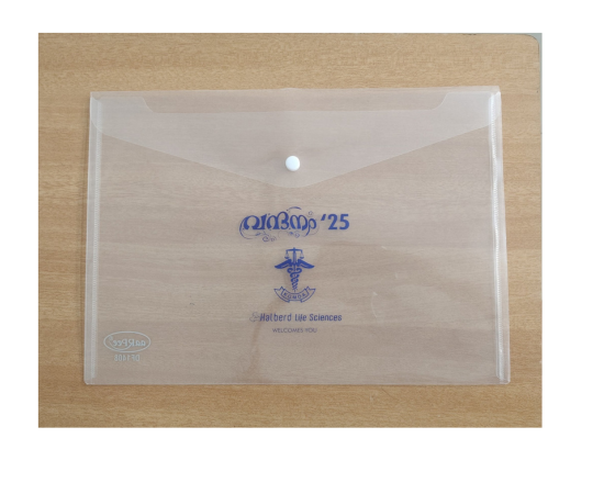 Tukdhum Clear Bag (Button File) 1pc, 3133