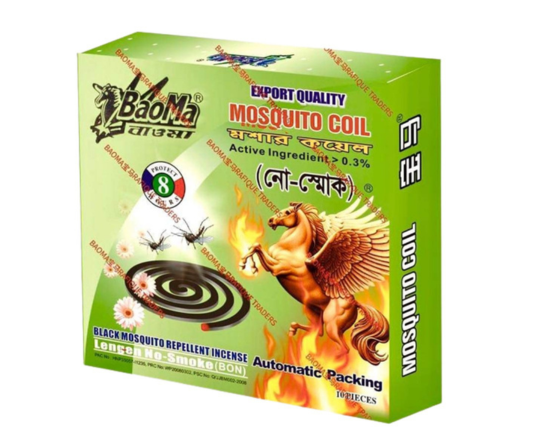 Baoma Mosquito Coil (No-Smoke) বাওমা কয়েল 1pack(10p ), 4834.4