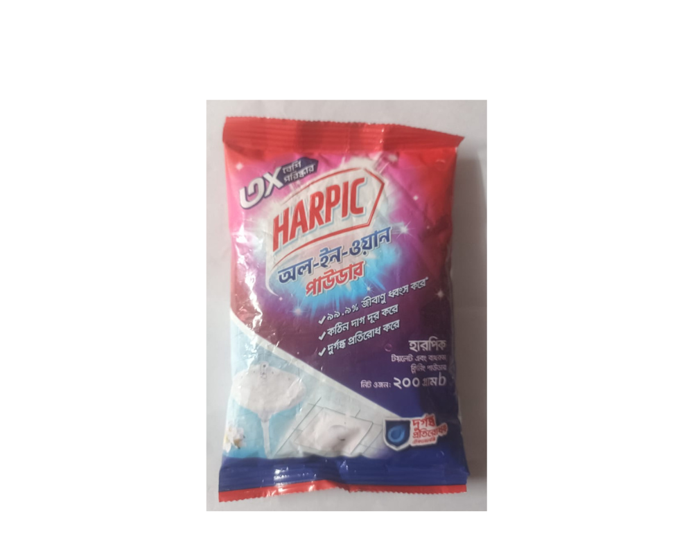 Harpic Bathroom Cleaning Powder 200g,-9508.3-60