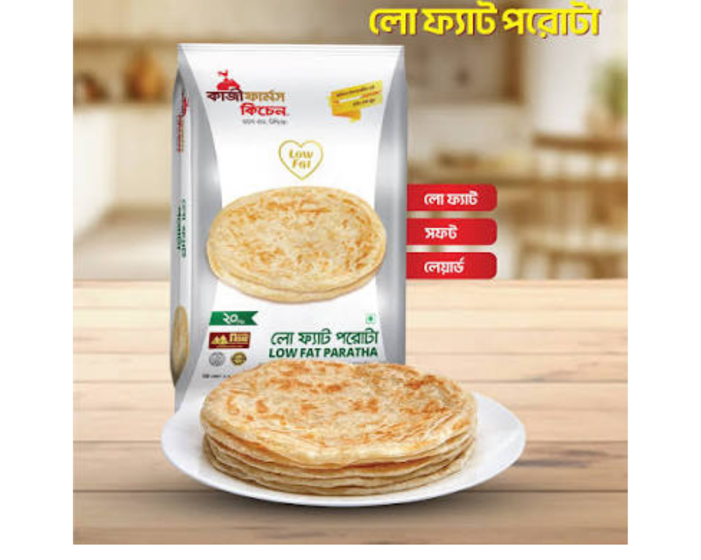 Kazi Low fat Paratha 1pack (20pcs-1.2kg),-92259-260