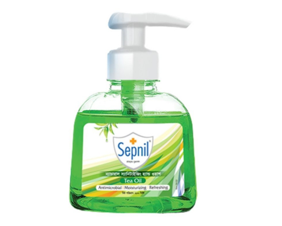 Sepnil Sanitizing Hand Wash (Tea Oil) 200ml,-9965.9-110