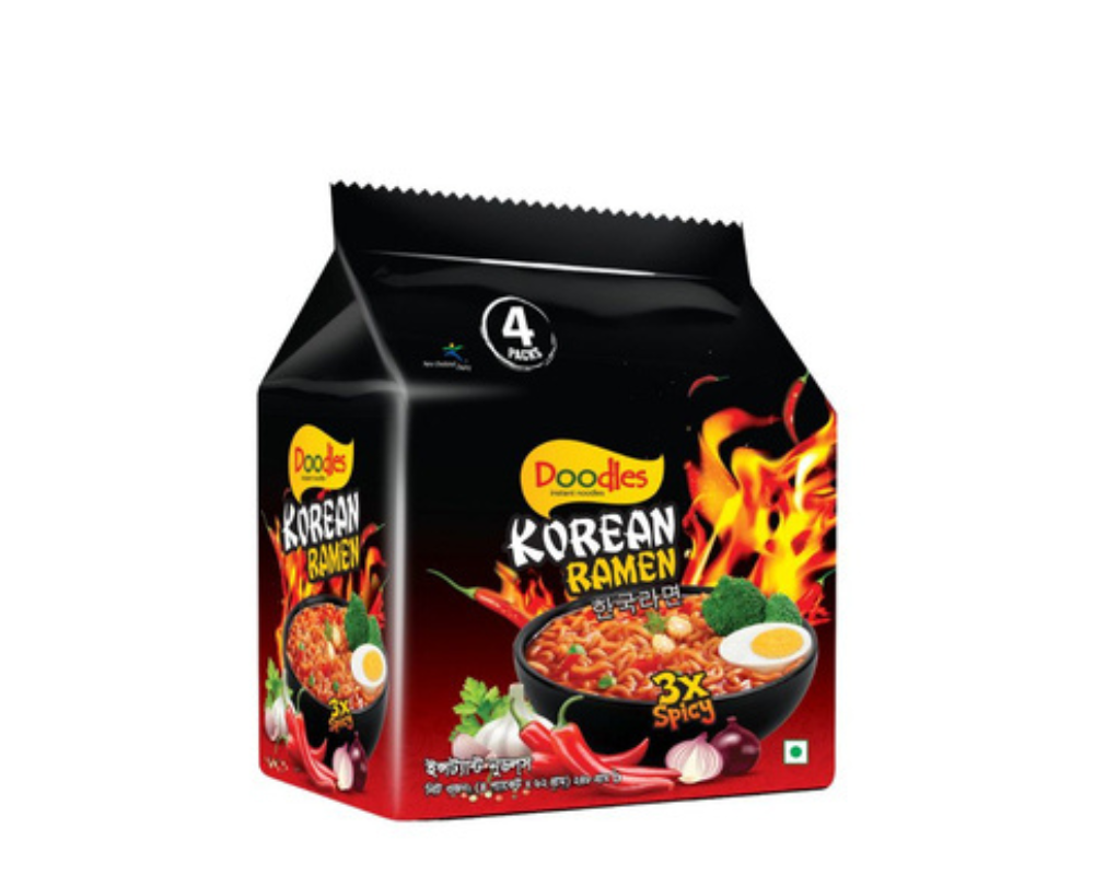 Doodles Korean Ramen 4 Pieces,-9899-110