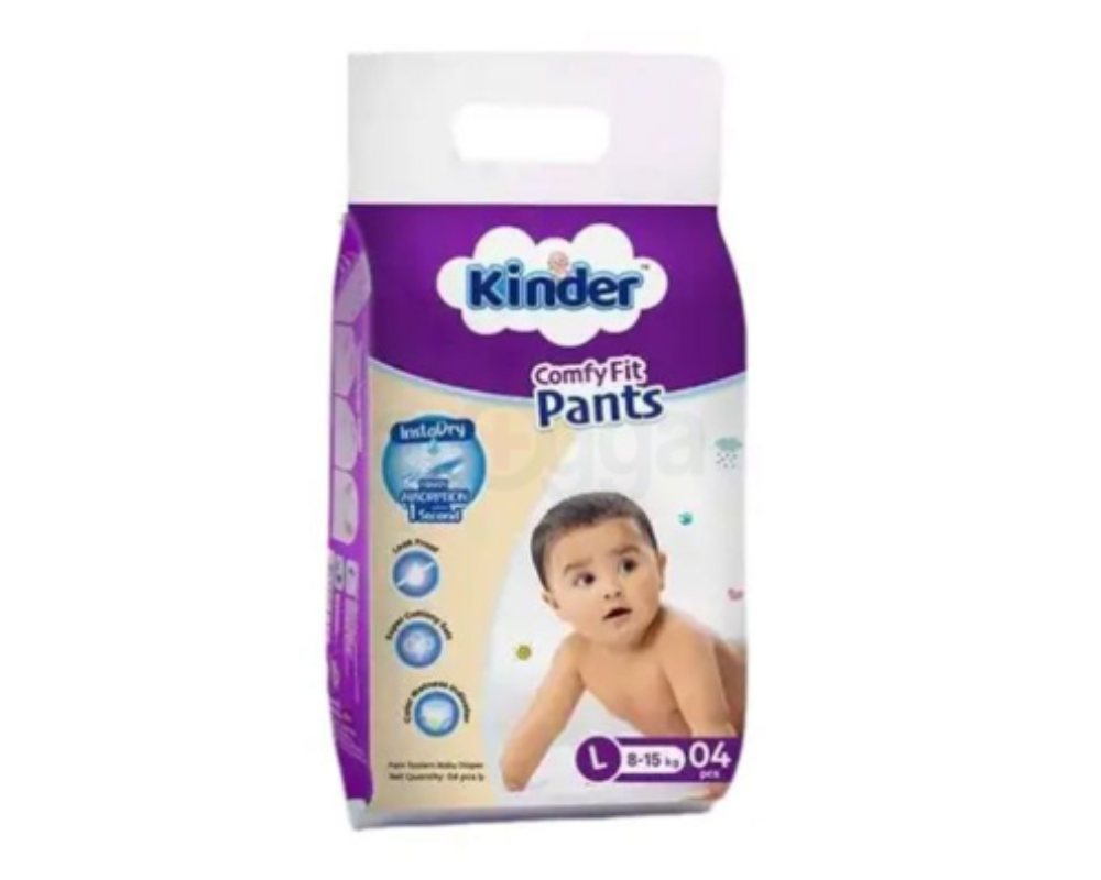 Kinder Comfy Fit Pant Size L (8-15)kg 5pcs,- 9809-140
