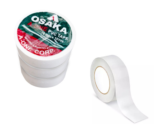 Osaka cost tape (White ) 18mmx10Yds 1pc, -5155